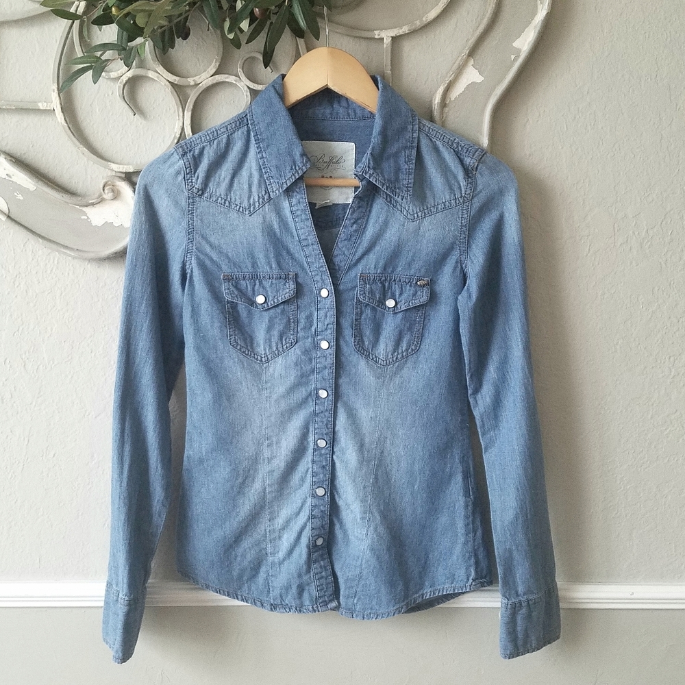 Buffalo David Bitton Denim Top - Size XS